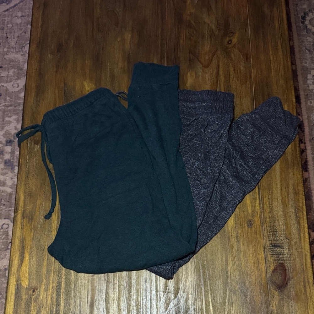 2 FOR 1-Cozy Jogger Pants - Black and Gray
